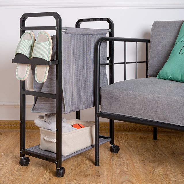 Canasta de lavandería plegable de tela sucia con ruedas: compre canasta