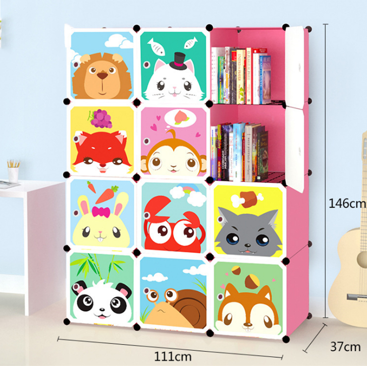 Armario de almacenamiento organizador de juguetes con unidad de